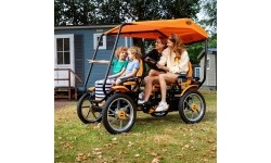 Gokart jeździk na pedały dla dzieci i dorosłych BERG Gran Tour Racer - 4 osobowy