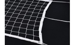 Turniejowa siatka do siatkówki bez anten Coma-Sport S-245, czarna
