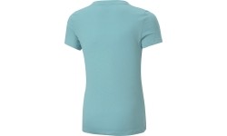 Koszulka młodzieżowa Puma Ess+ Logo Tee zielona 846953 61