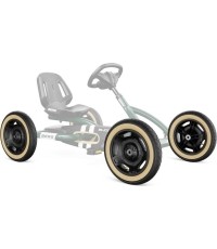 Koło czarne 12,5x2,25-8 slick czarny/beżowy