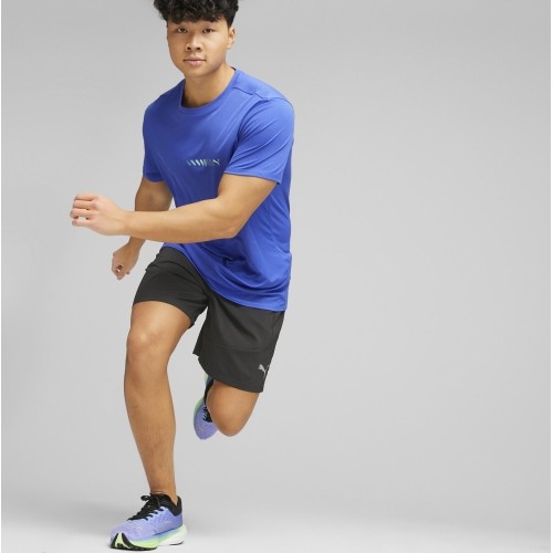 Puma Marškinėliai Vyrams Run Favorite Tee Royal Blue 523387 92