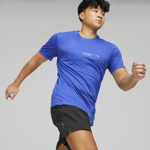 Puma koszulka męska Run Favorite Tee Royal Blue 523387 92