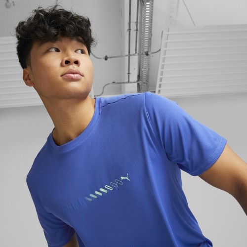 Puma koszulka męska Run Favorite Tee Royal Blue 523387 92