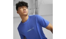 Puma Marškinėliai Vyrams Run Favorite Tee Royal Blue 523387 92