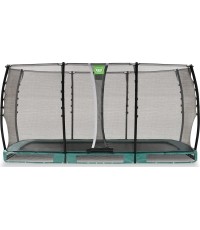 EXIT Allure Classic trampolina ziemna 244x427cm - zielona
