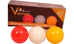 Zestaw bil bilardowych Ventura Tournament Pro-Carom Ball Set 61,5 mm