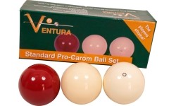 Bile bilardowe Ventura Standard Pro-Carom Ball Set 61,5 mm