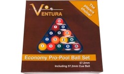 Zestaw piłek Ventura Economy Pro-Pool 57,2 mm