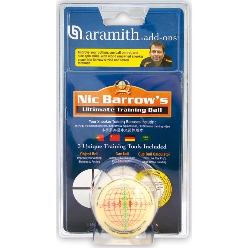 Piłka treningowa do snookera Nic Barrows 52,4 mm