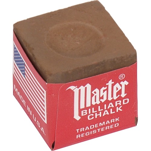 Kreda bilardowa Master, brązowa, 12 szt.