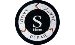 KamuiClear Black Cue Tip Soft 13mm