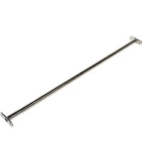 Metalowy drążek gimnastyczny KBT, 1250 mm, stal nierdzewna