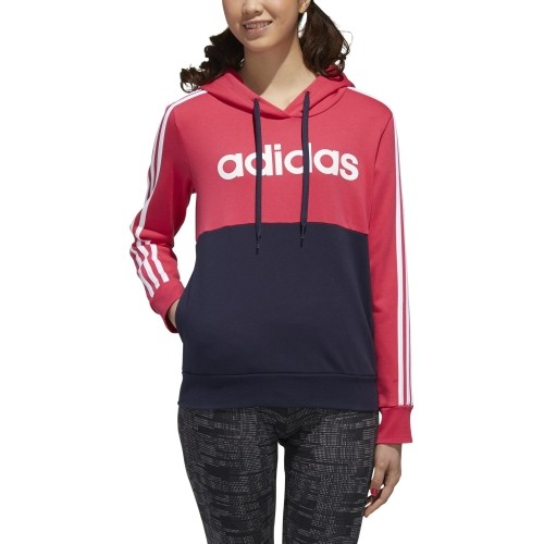 Bluza damska Adidas W E Cb Fl Oh Hd Pink Blue GL6303