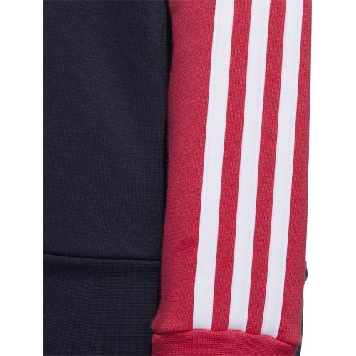 Bluza damska Adidas W E Cb Fl Oh Hd Pink Blue GL6303
