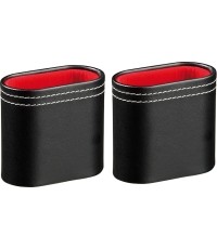 Pudełko Pojemnik na elementy do gry w tryk traka Philos Backgammon - 1 para, sztuczna skóra