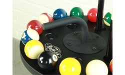 Stojak na kije Buffalo Harlem okrągły czarny