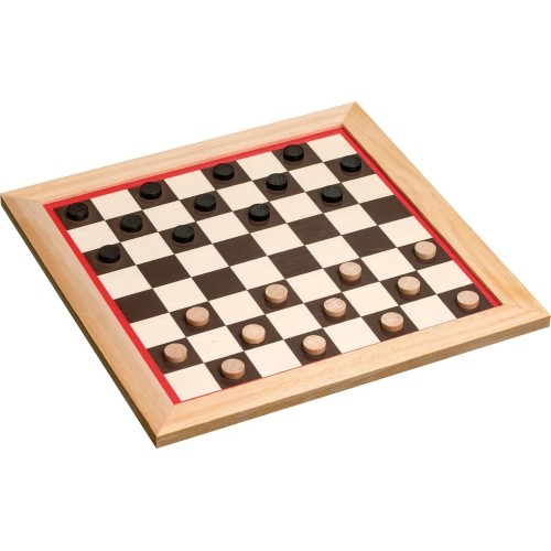 Drewniany zestaw gier planszowych Philos - 23,5x23,5 cm