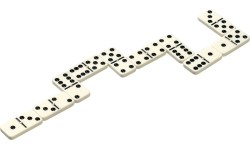 Gra Domino Philos Double 6, 19x12 cm