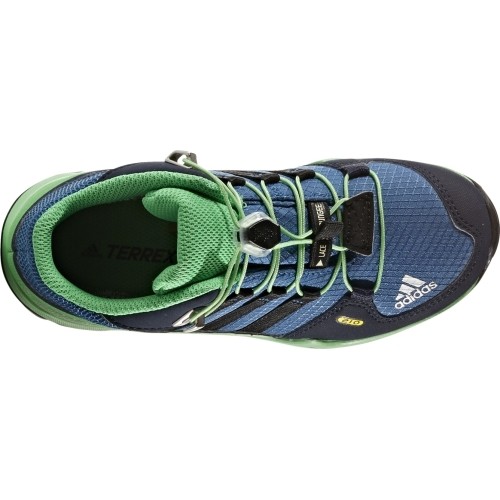Buty dziecięce Adidas Terrex Mid GTX K niebiesko-zielone BB1953