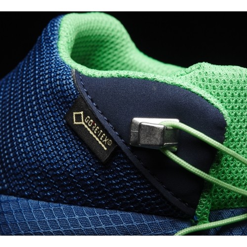 Buty dziecięce Adidas Terrex Mid GTX K niebiesko-zielone BB1953