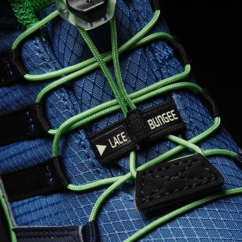 Buty dziecięce Adidas Terrex Mid GTX K niebiesko-zielone BB1953