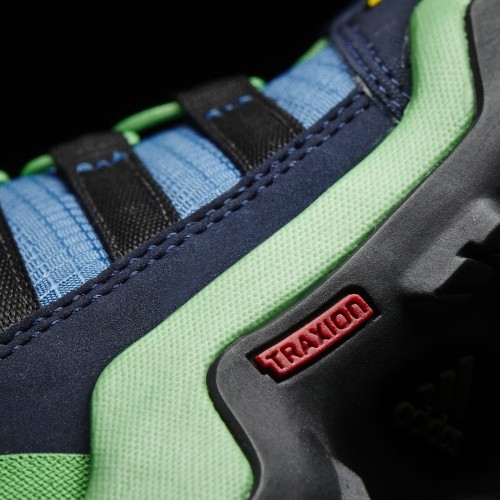Buty dziecięce Adidas Terrex Mid GTX K niebiesko-zielone BB1953