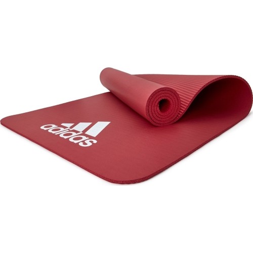 Mata treningowa do ćwiczeń fitness ADIDAS 7 mm, Czerwona