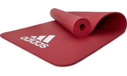 Mata treningowa do ćwiczeń fitness ADIDAS 7 mm, Czerwona