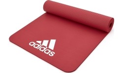 Mata treningowa do ćwiczeń fitness ADIDAS 7 mm, Czerwona