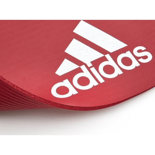 Mata treningowa do ćwiczeń fitness ADIDAS 7 mm, Czerwona