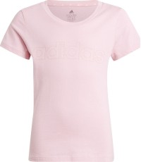 Koszulka dziewczęca Adidas G Lin T, różowa, GN4049