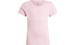 Koszulka dziewczęca Adidas G Lin T, różowa, GN4049