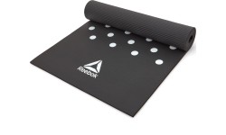 Mata treningowa do ćwiczeń Reebok Spots - Czarna, 7 mm