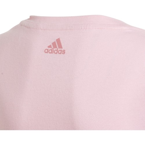 Koszulka dziewczęca Adidas G Lin T, różowa, GN4049