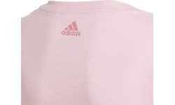 Koszulka dziewczęca Adidas G Lin T, różowa, GN4049
