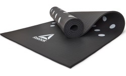 Mata treningowa do ćwiczeń Reebok Spots - Czarna, 7 mm