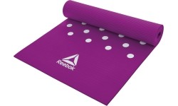 Mata treningowa co ćwiczeń Reebok Spots - Fioletowa, 7 mm