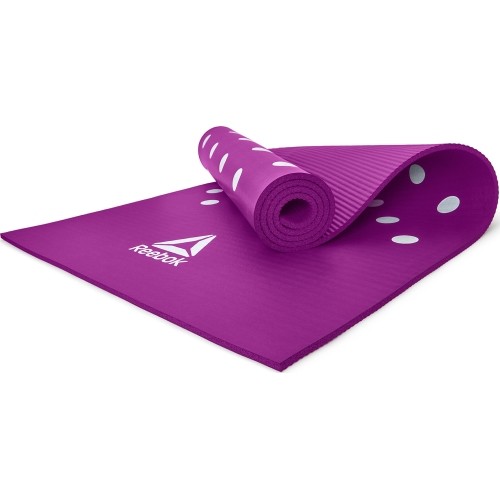 Mata treningowa Reebok Spots 7 mm, fioletowa