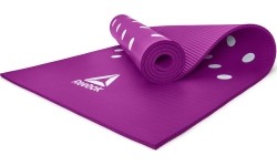 Mata treningowa co ćwiczeń Reebok Spots - Fioletowa, 7 mm