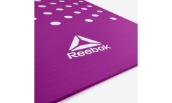Mata treningowa co ćwiczeń Reebok Spots - Fioletowa, 7 mm