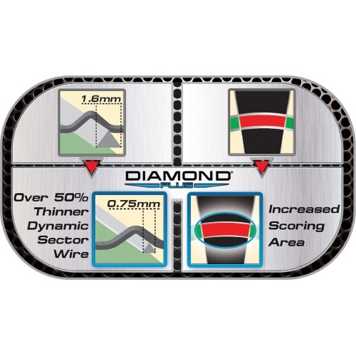 Tarcza do gry w rzutki darty Winmau Diamond Wired