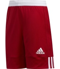 Adidas szorty dziecięce 3G Speed Reversible czerwono-białe DY6627