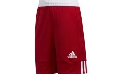 Adidas szorty dziecięce 3G Speed Reversible czerwono-białe DY6627