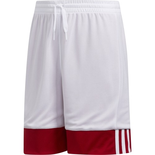 Adidas szorty dziecięce 3G Speed Reversible czerwono-białe DY6627