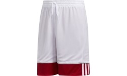 Adidas szorty dziecięce 3G Speed Reversible czerwono-białe DY6627