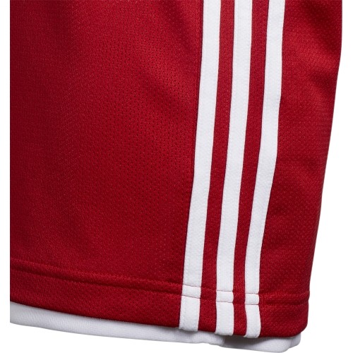 Adidas szorty dziecięce 3G Speed Reversible czerwono-białe DY6627