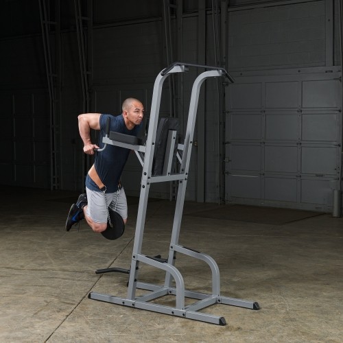 Wolnostojąca Poręcz Stojak do dipów z drążkiem Body Solid GKR82 4w1