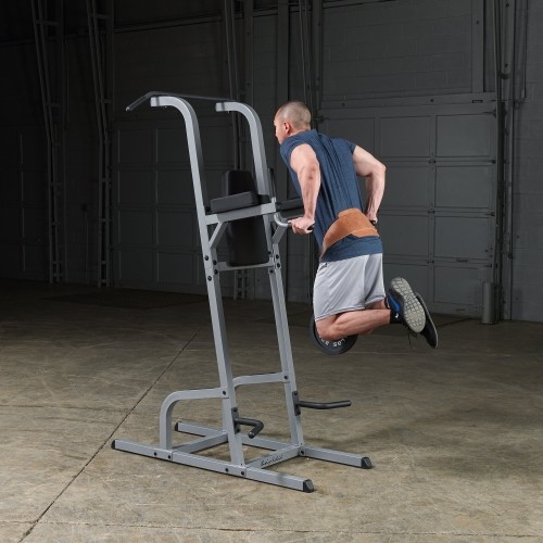 Wolnostojąca Poręcz Stojak do dipów z drążkiem Body Solid GKR82 4w1