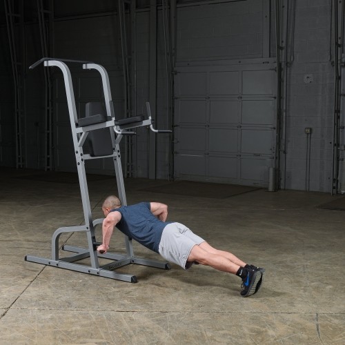 Wolnostojąca Poręcz Stojak do dipów z drążkiem Body Solid GKR82 4w1