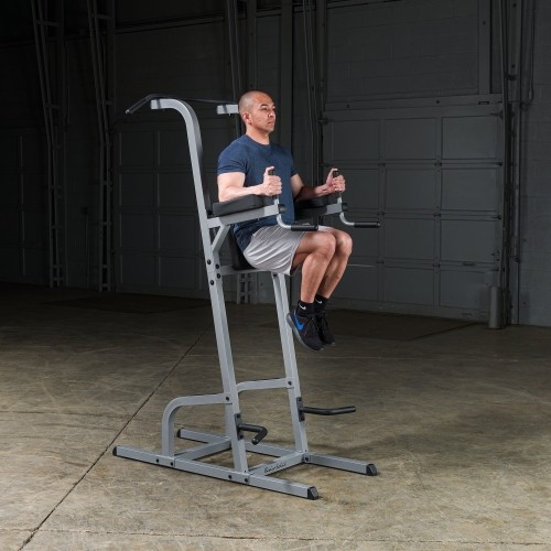 Wolnostojąca Poręcz Stojak do dipów z drążkiem Body Solid GKR82 4w1